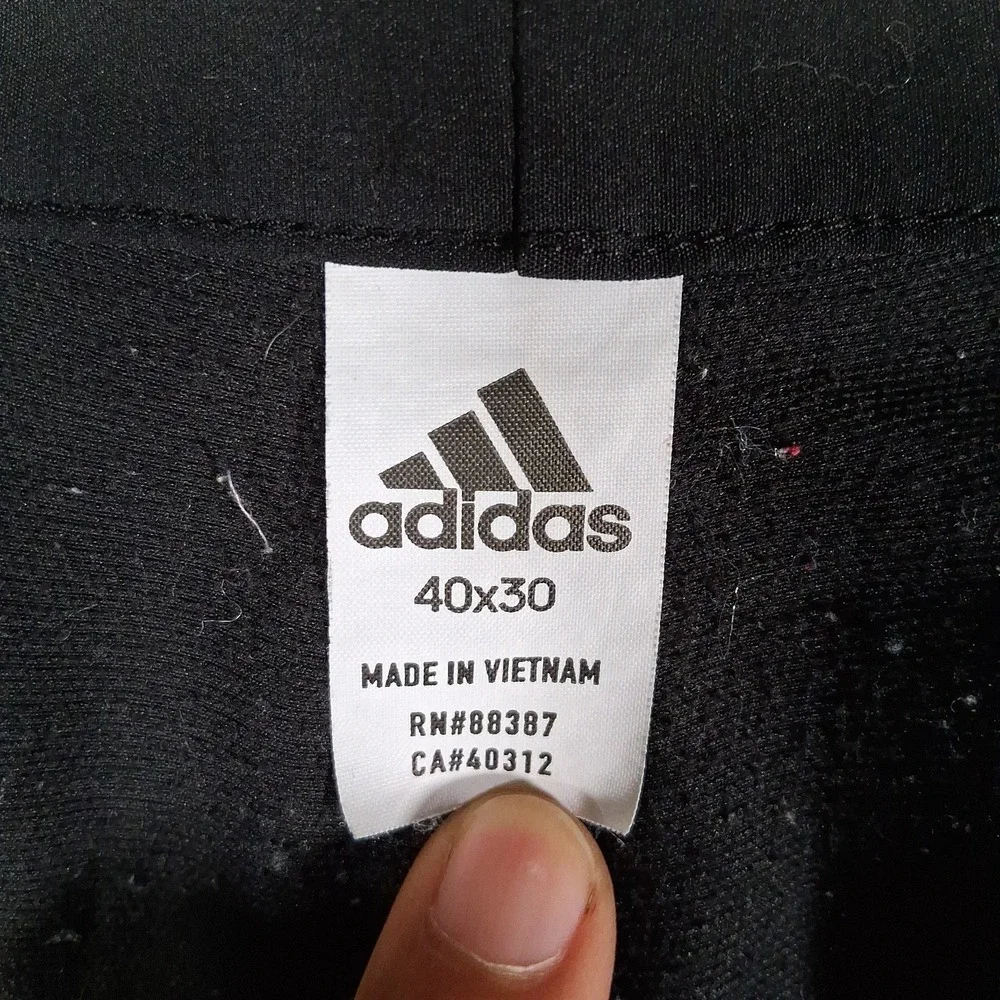 Adidas Golf Primegreen Tapered Pants Men Size 40x30 Black Stretch Light Weight‎